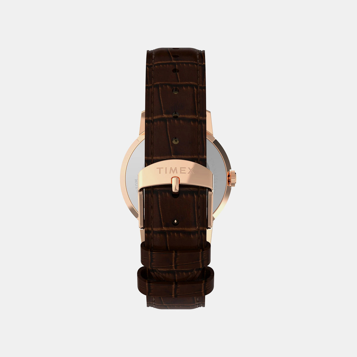 Marlin Unisex Quartz Silver Dial Analog Leather Watch TW2Y37700UJ