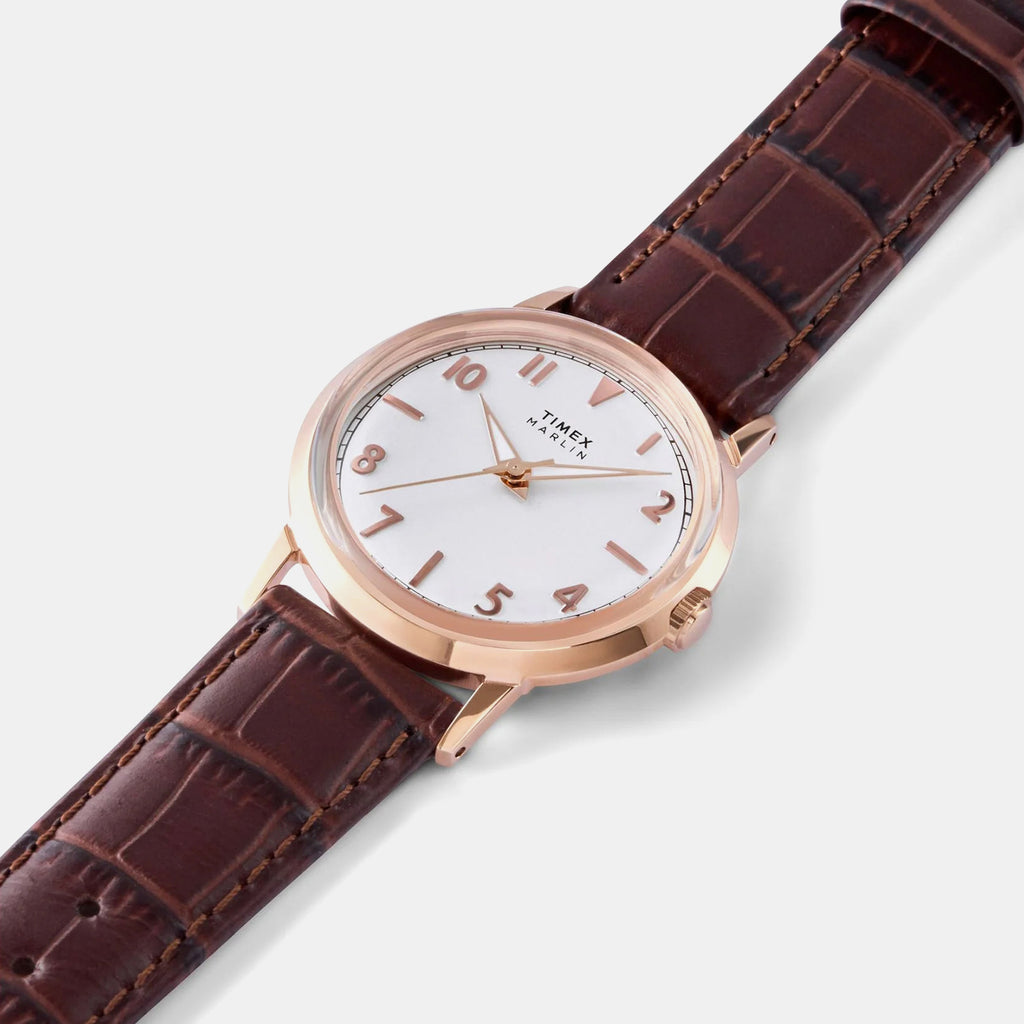 Unisex Quartz Silver Dial Analog Leather Watch TW2Y37700UJ