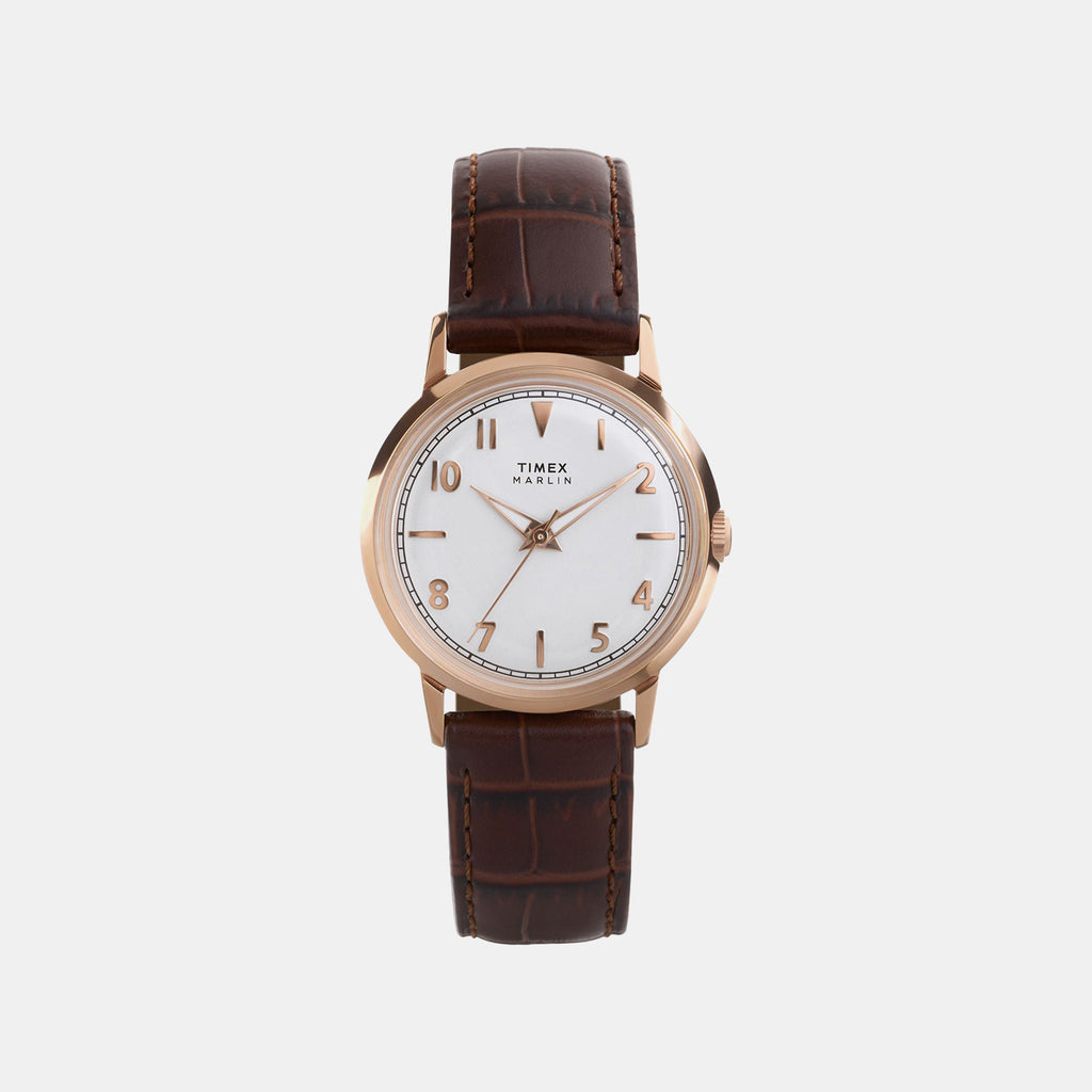 Unisex Quartz Silver Dial Analog Leather Watch TW2Y37700UJ