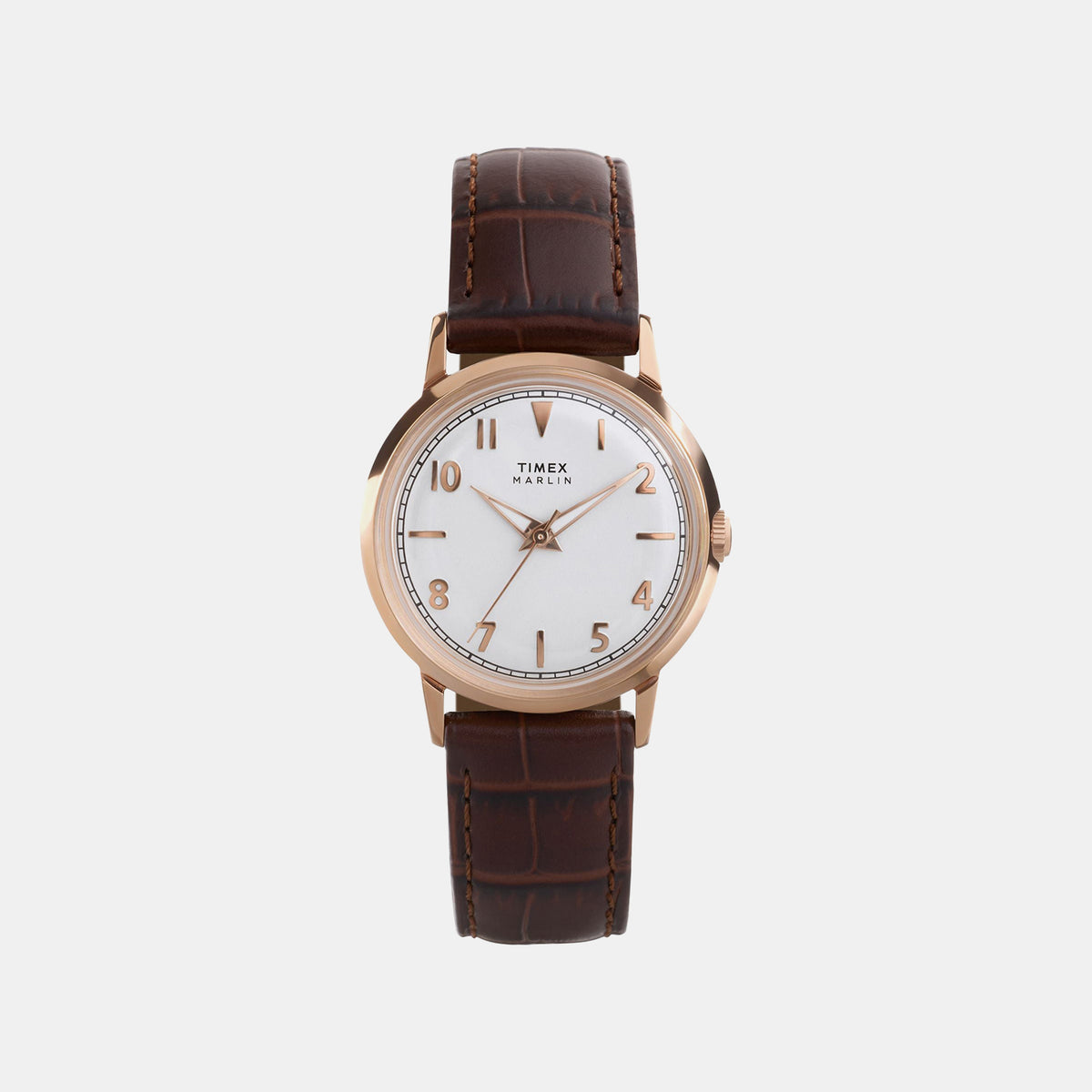 Marlin Unisex Quartz Silver Dial Analog Leather Watch TW2Y37700UJ