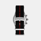 Waterbury Heritage Men Quartz Black Dial Chronograph Fabric Watch TW2Y38900IK