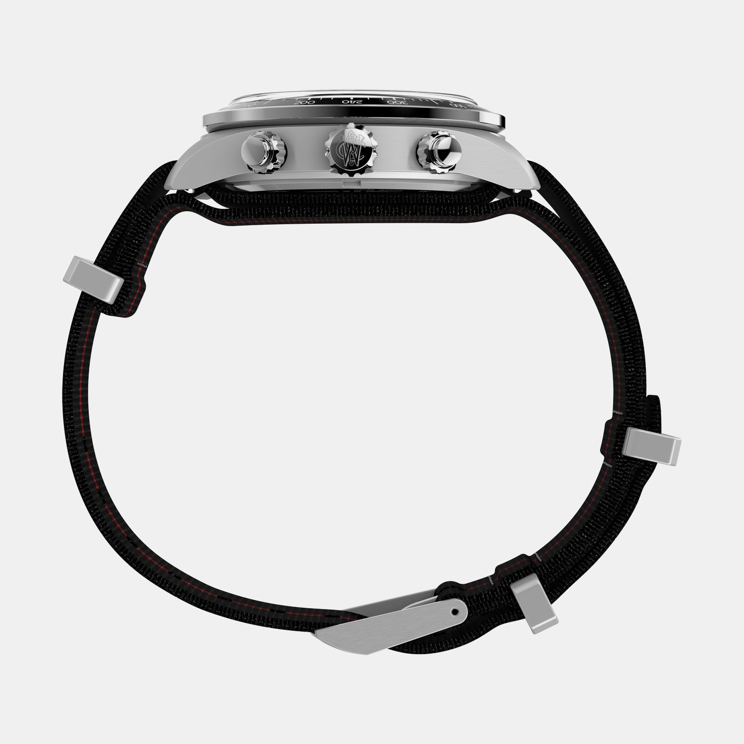 Waterbury Heritage Men Quartz Black Dial Chronograph Fabric Watch TW2Y38900IK