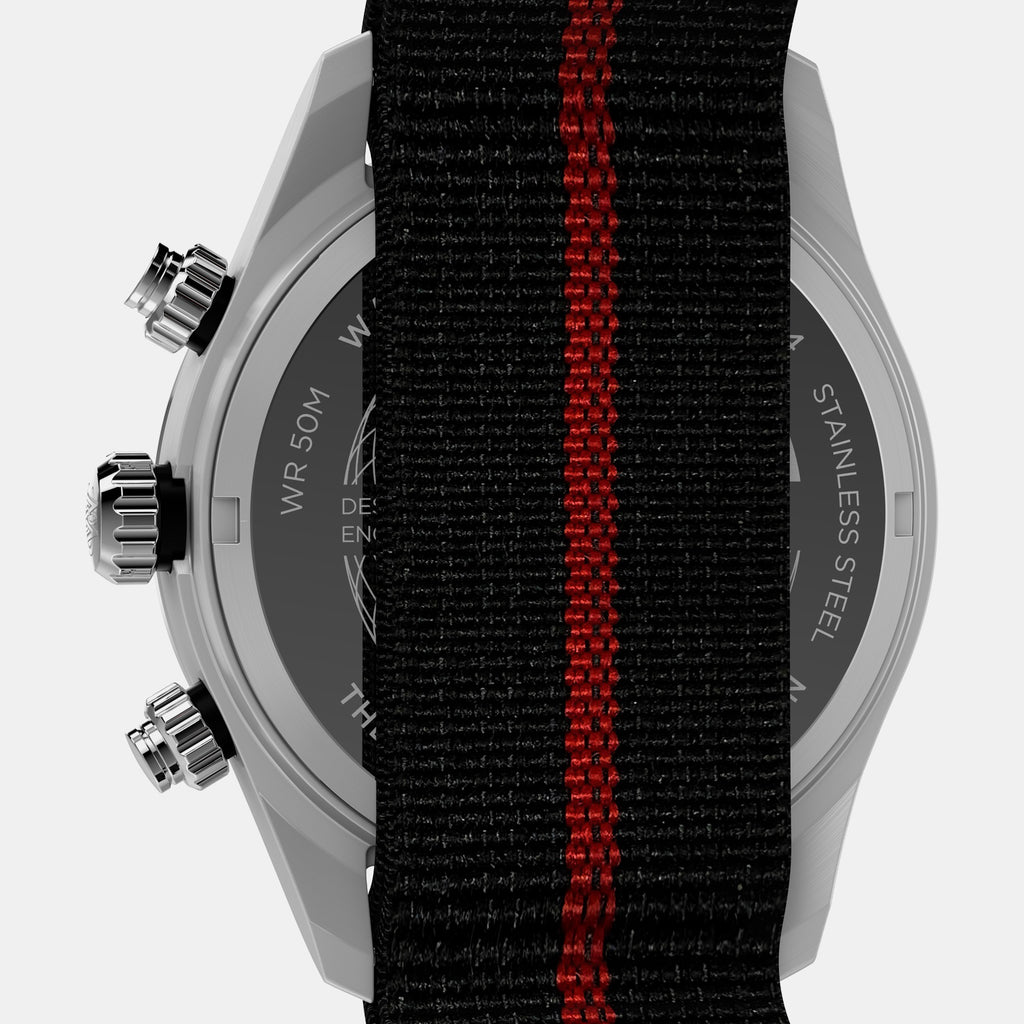 Waterbury Heritage Men Quartz Black Dial Chronograph Fabric Watch TW2Y38900IK