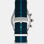 Waterbury Heritage Men Quartz Blue Dial Chronograph Fabric Watch TW2Y39000IK
