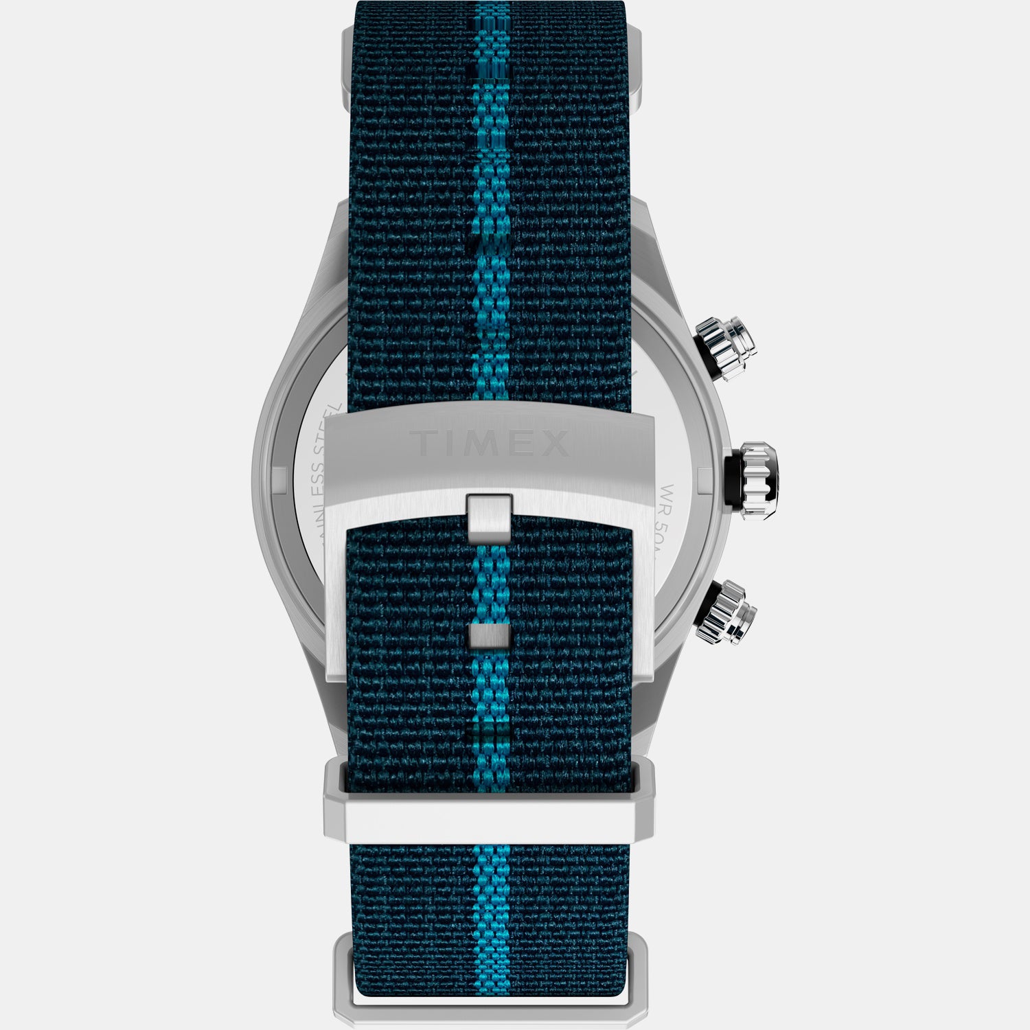 Waterbury Heritage Men Quartz Blue Dial Chronograph Fabric Watch TW2Y39000IK