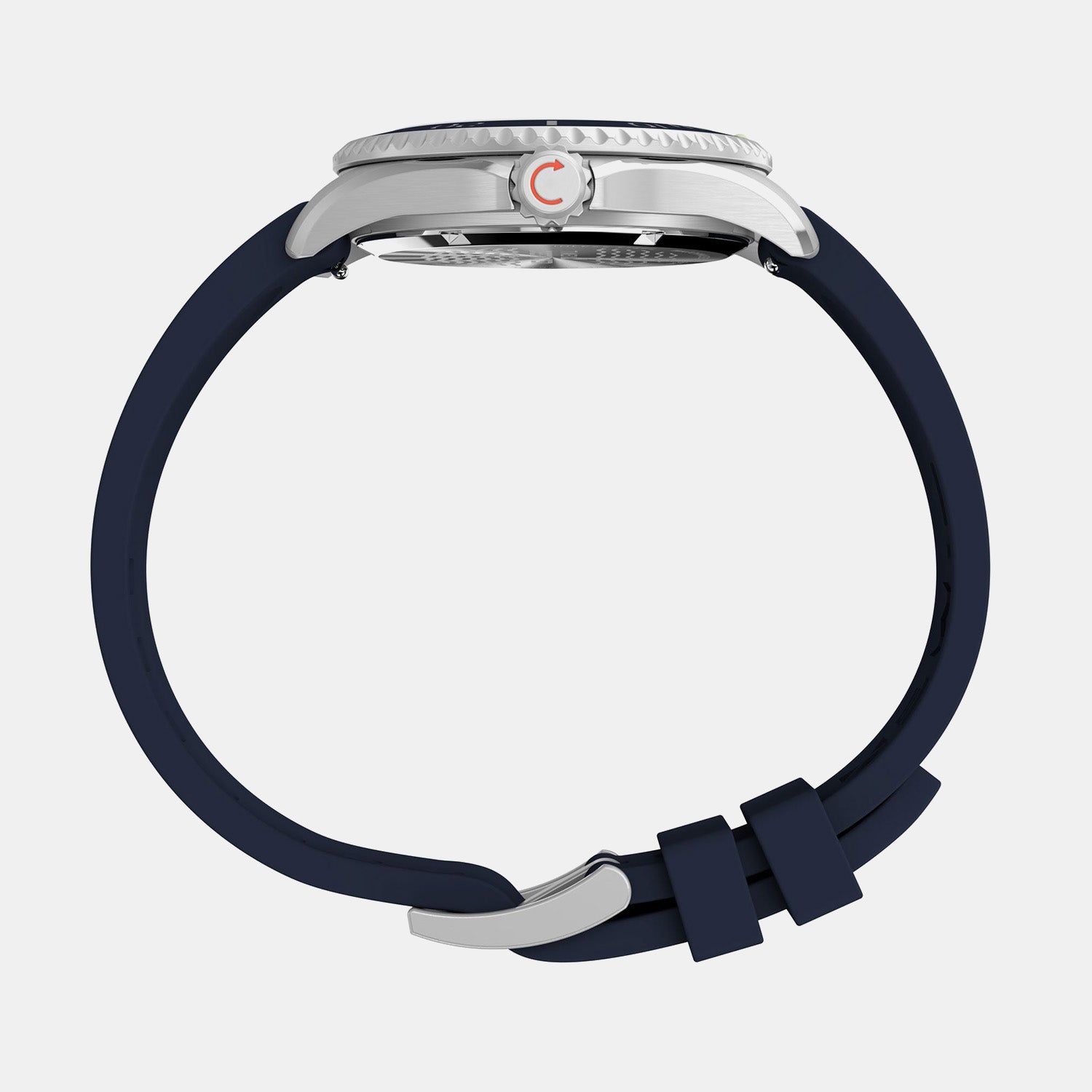 Unisex Quartz Blue Dial Analog Rubber Watch TW2Y40300UJ