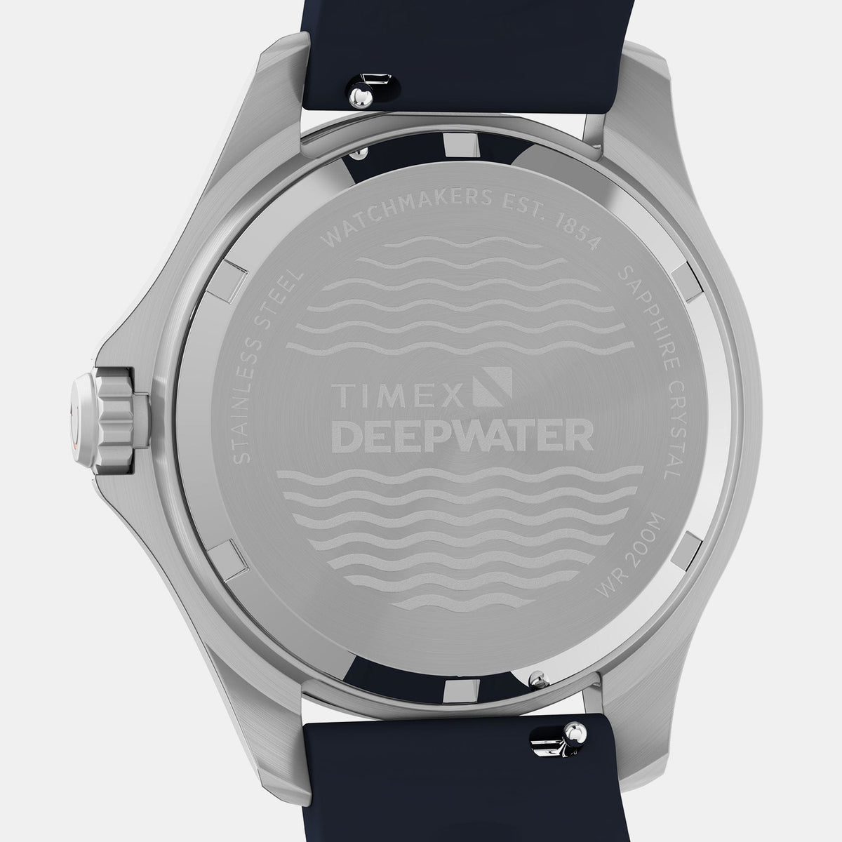 Deepwater Unisex Quartz Blue Dial Analog Rubber Watch TW2Y40300UJ