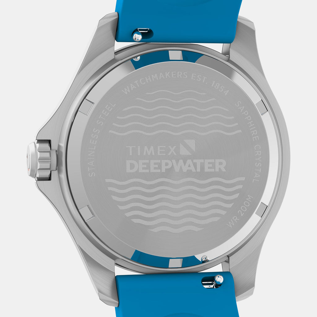 Deepwater Unisex Quartz Blue Dial Analog Rubber Watch TW2Y40400UJ