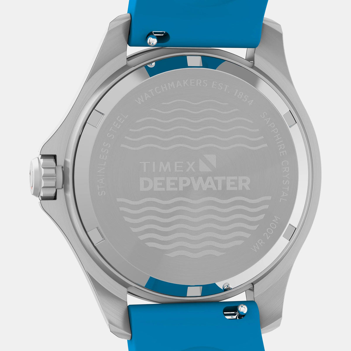 Deepwater Unisex Quartz Blue Dial Analog Rubber Watch TW2Y40400UJ