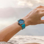 Deepwater Unisex Quartz Blue Dial Analog Rubber Watch TW2Y40400UJ