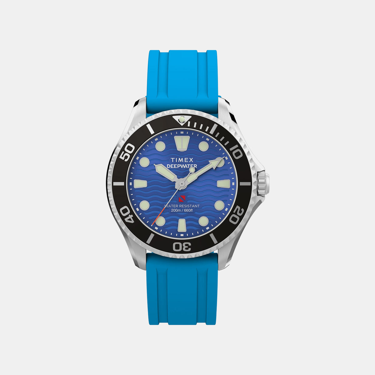 Deepwater Unisex Quartz Blue Dial Analog Rubber Watch TW2Y40400UJ
