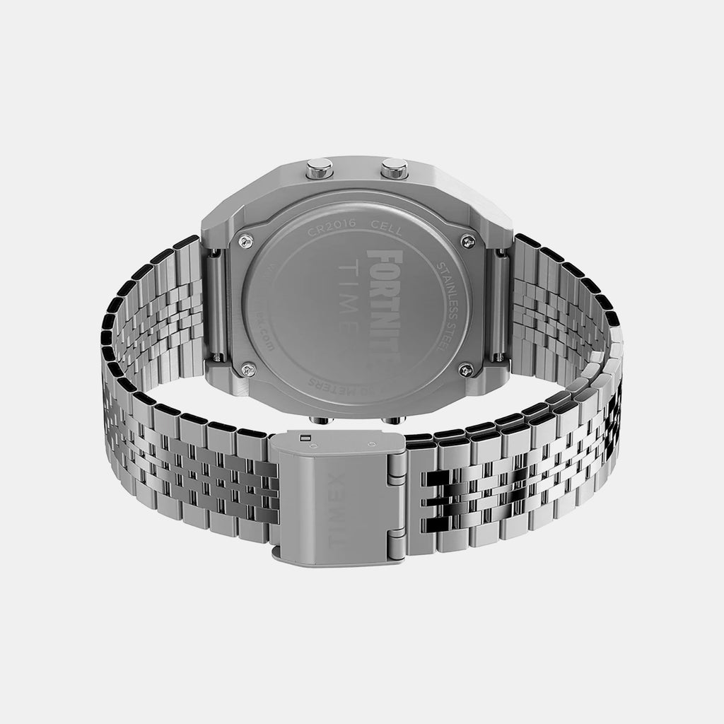 Men Quartz Multicolour Dial Digital Stainless Steel Watch TW2Y46100X6