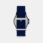 Men Quartz Blue Dial Analog Fabric Watch TW2Y46200X6