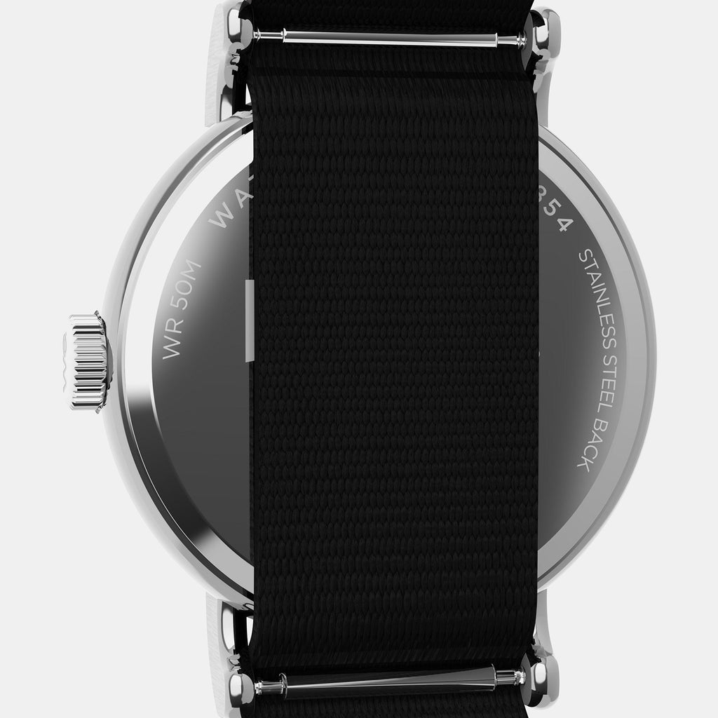 Men Quartz Black Dial Analog Fabric Watch TW2Y46400X6