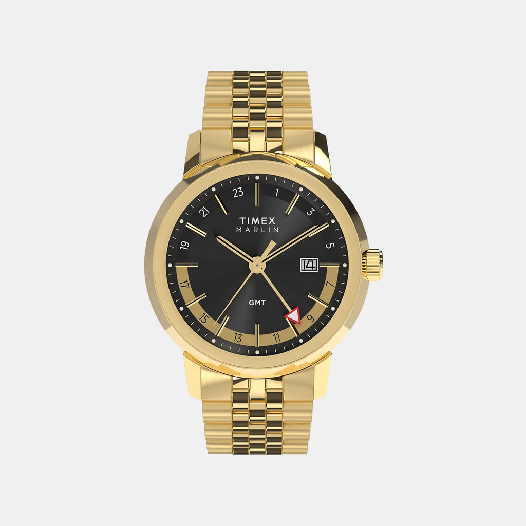 Men Quartz Black Dial Analog Steel Watch TW2Y47700UJ