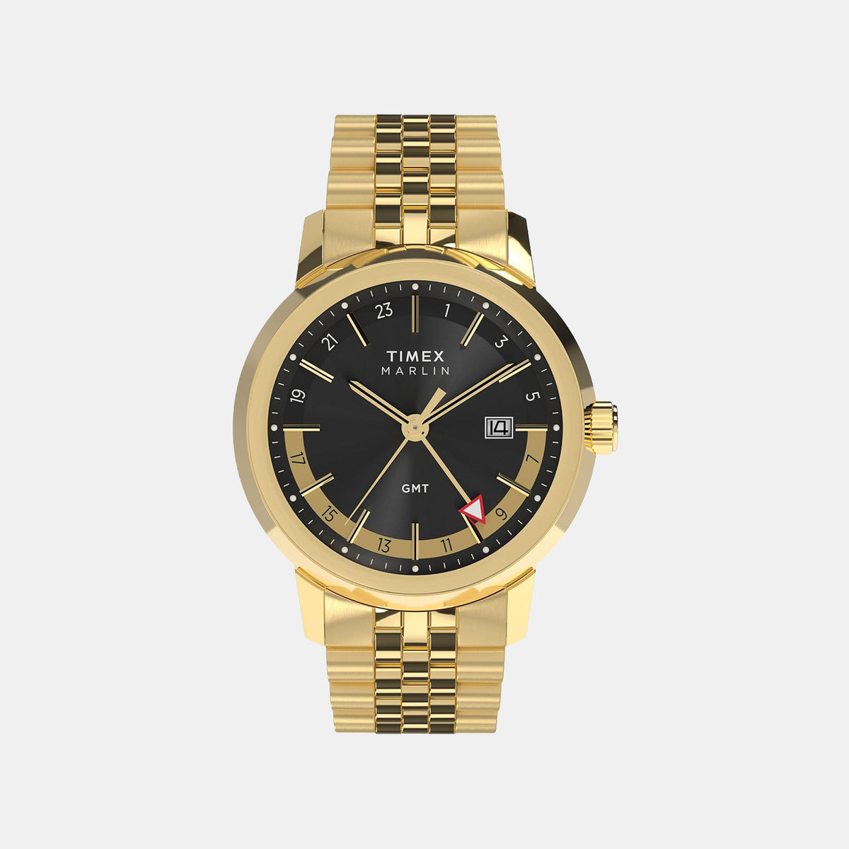 Marlin Men Quartz Black Dial Analog Stainless Steel Watch TW2Y47700UJ