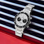 Q Timex Men Quartz Silver Dial Chronograph Stainless Steel Watch TW2Y55800IK