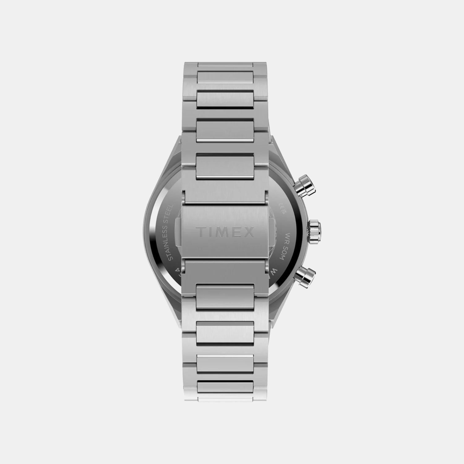 Q Timex Men Quartz Blue Dial Multi-Function Stainless Steel Watch TW2Y55900IK
