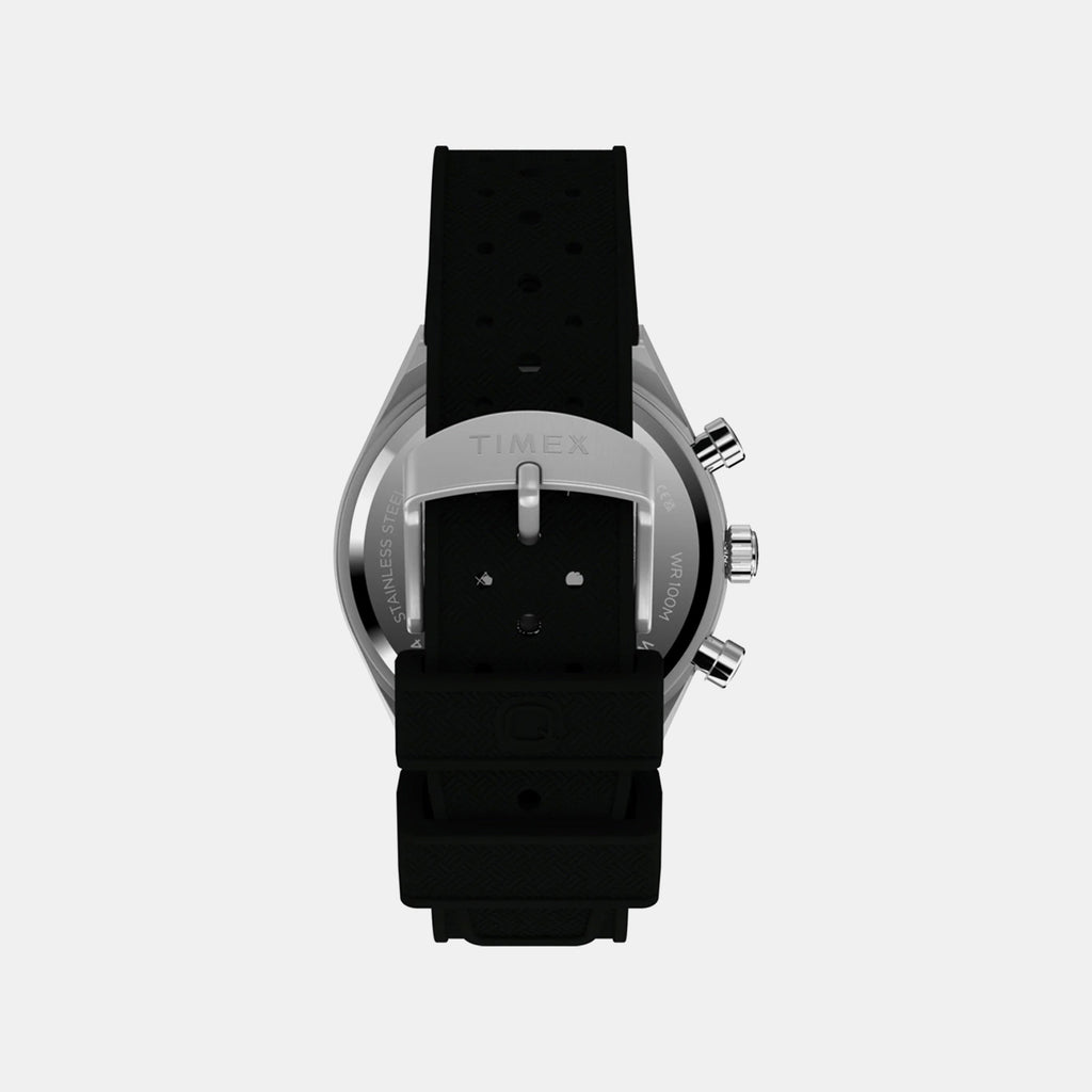 Men Quartz Black Dial Analog Silicone Watch TW2Y56100UJ
