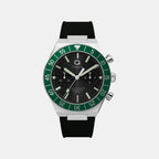 Men Quartz Black Dial Analog Silicone Watch TW2Y56100UJ