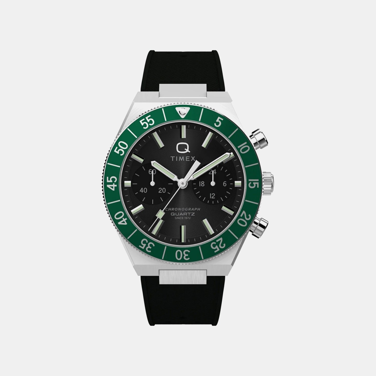 Men Quartz Black Dial Analog Silicone Watch TW2Y56100UJ