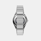 Q Timex Men Quartz Black Dial Multi-Function Stainless Steel Watch TW2Y56700UJ