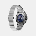 Q Timex Men Quartz Black Dial Multi-Function Stainless Steel Watch TW2Y56700UJ