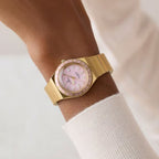 Q Timex Women Quartz Pink Dial Analog Stainless Steel Watch TW2Y57400UJ