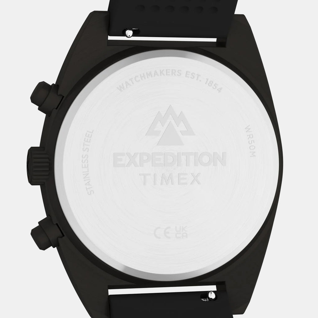 Expedition Men Quartz Black Dial Analog Silicone Watch TW2Y61000UJ