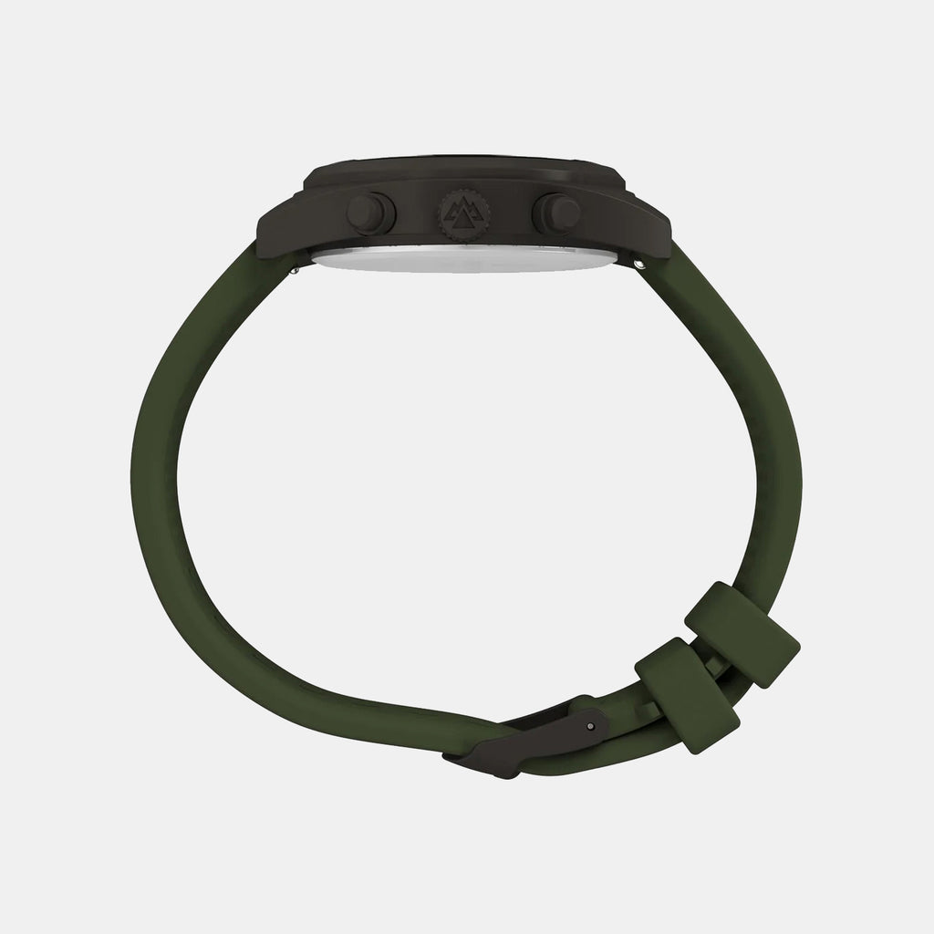 Expedition Men Quartz Green Dial Chronograph Silicone Watch TW2Y61100UJ