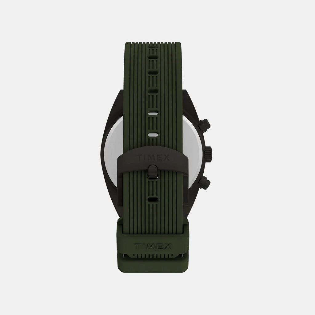 Expedition Men Quartz Green Dial Chronograph Silicone Watch TW2Y61100UJ