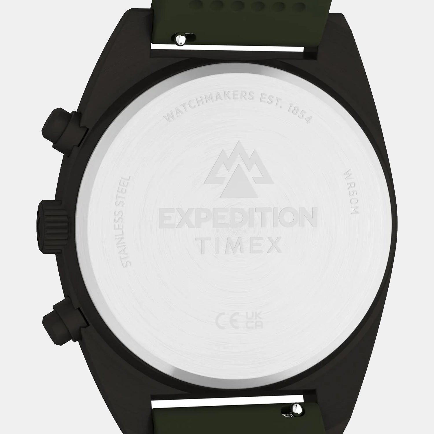 Expedition Men Quartz Green Dial Chronograph Silicone Watch TW2Y61100UJ