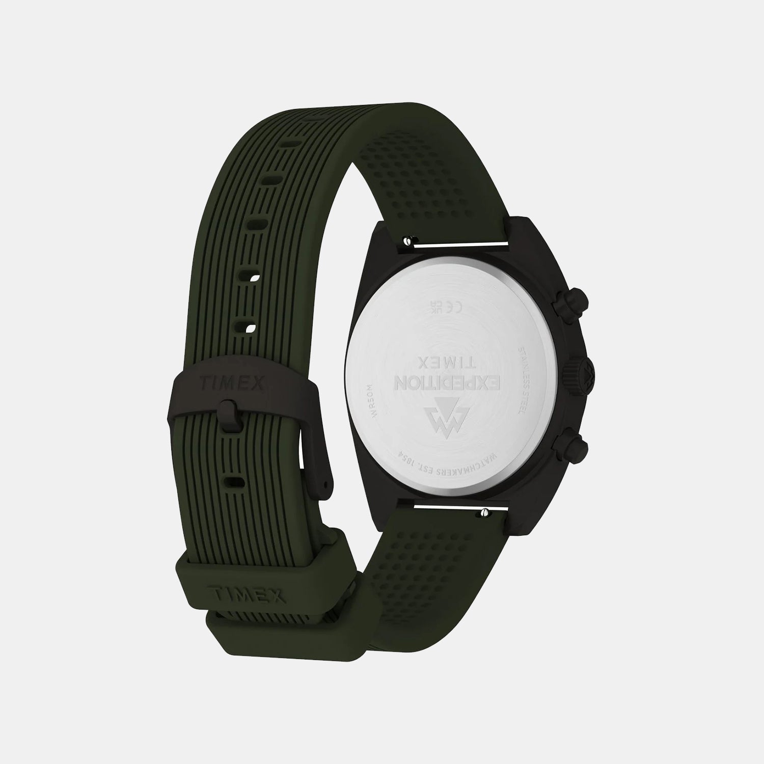 Expedition Men Quartz Green Dial Chronograph Silicone Watch TW2Y61100UJ