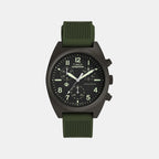 Expedition Men Quartz Green Dial Chronograph Silicone Watch TW2Y61100UJ