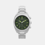 Expedition Men Quartz Green Dial Chronograph Stainless Steel Watch TW2Y61300UJ