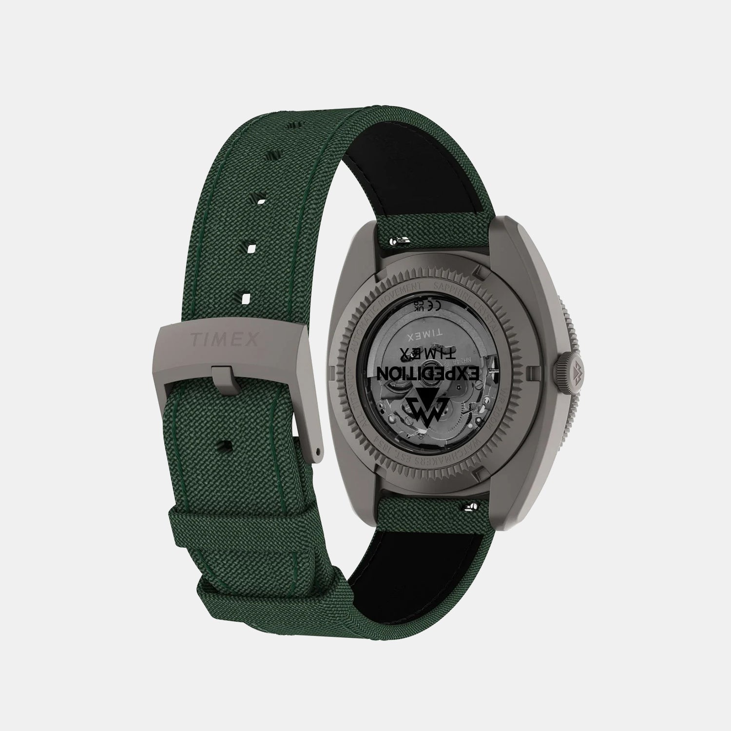 Expedition Men Automatic Green Dial Analog Rubber Watch TW2Y63400UJ