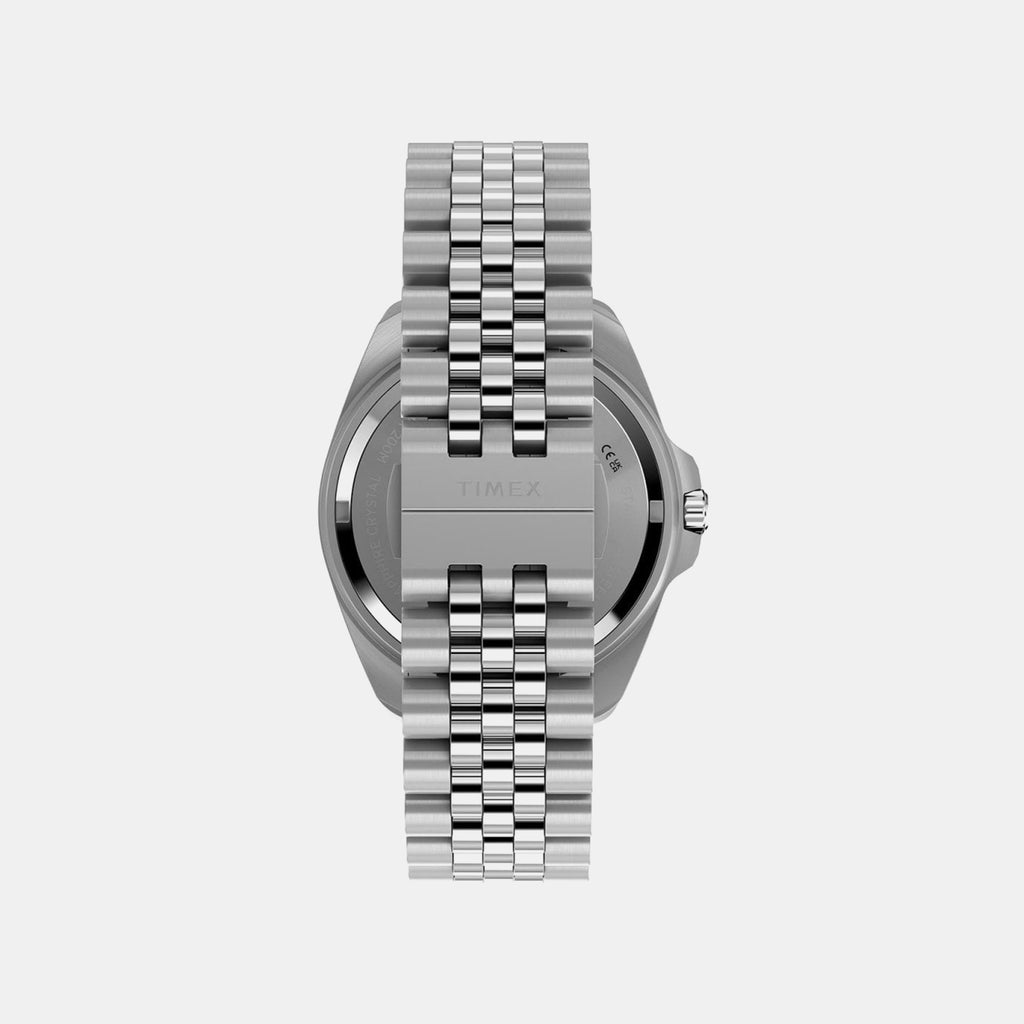 Deepwater Men Quartz Black Dial Analog Stainless Steel Watch TW2Y64500IK