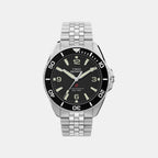 Deepwater Men Quartz Black Dial Analog Stainless Steel Watch TW2Y64500IK