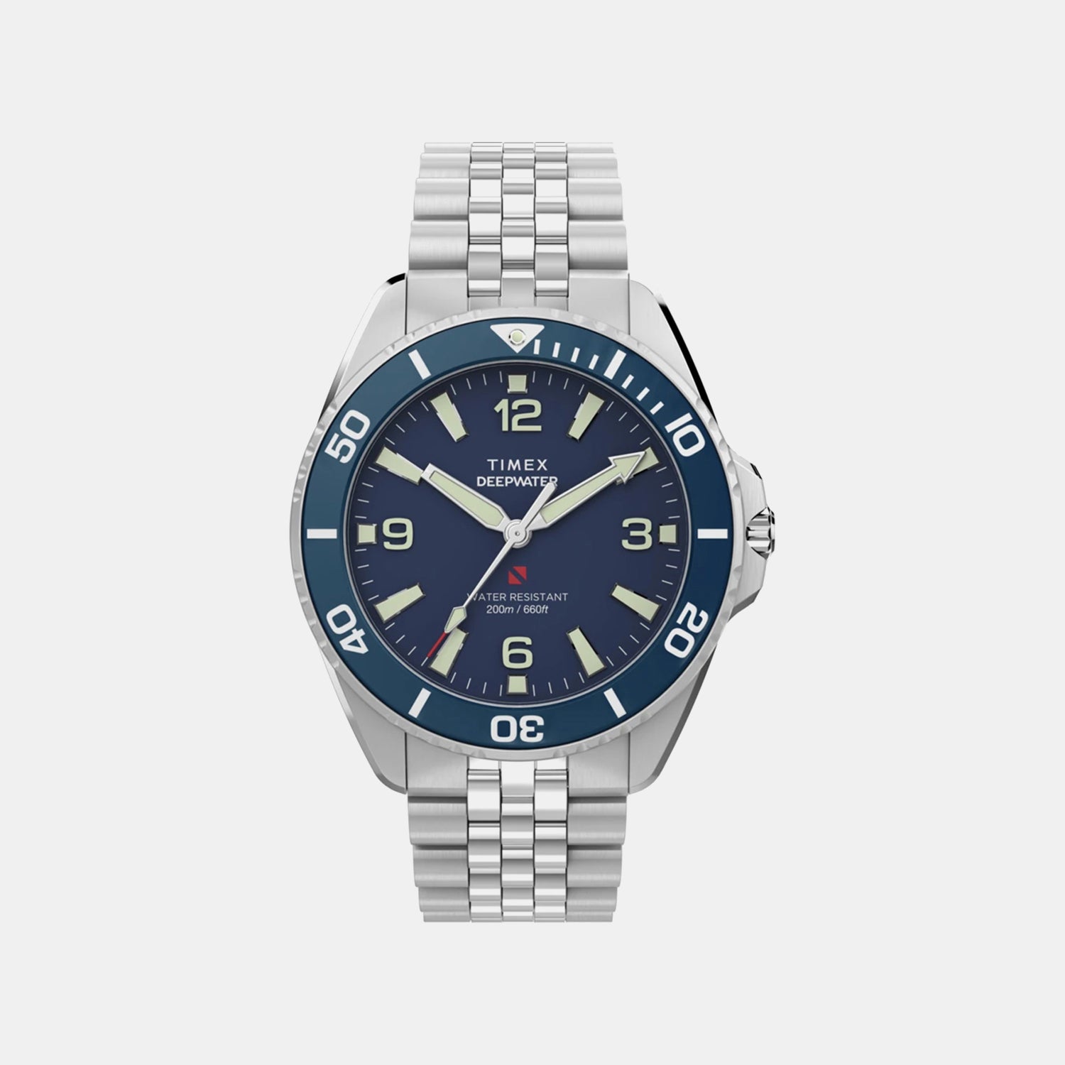 Deepwater Men Quartz Blue Dial Analog Stainless Steel Watch TW2Y64600IK