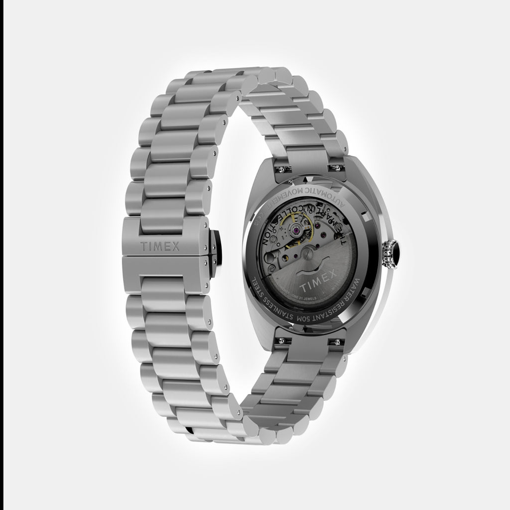 Marlin Men Automatic Black Dial Analog Stainless Steel Watch TW2Y65000IK