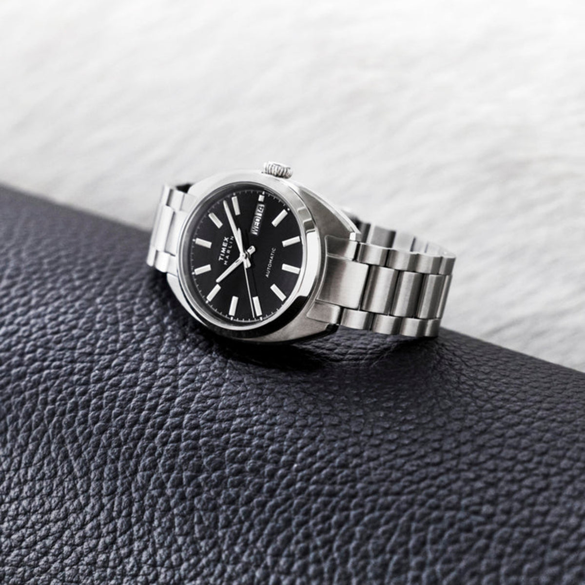 Marlin Men Automatic Black Dial Analog Stainless Steel Watch TW2Y65000IK