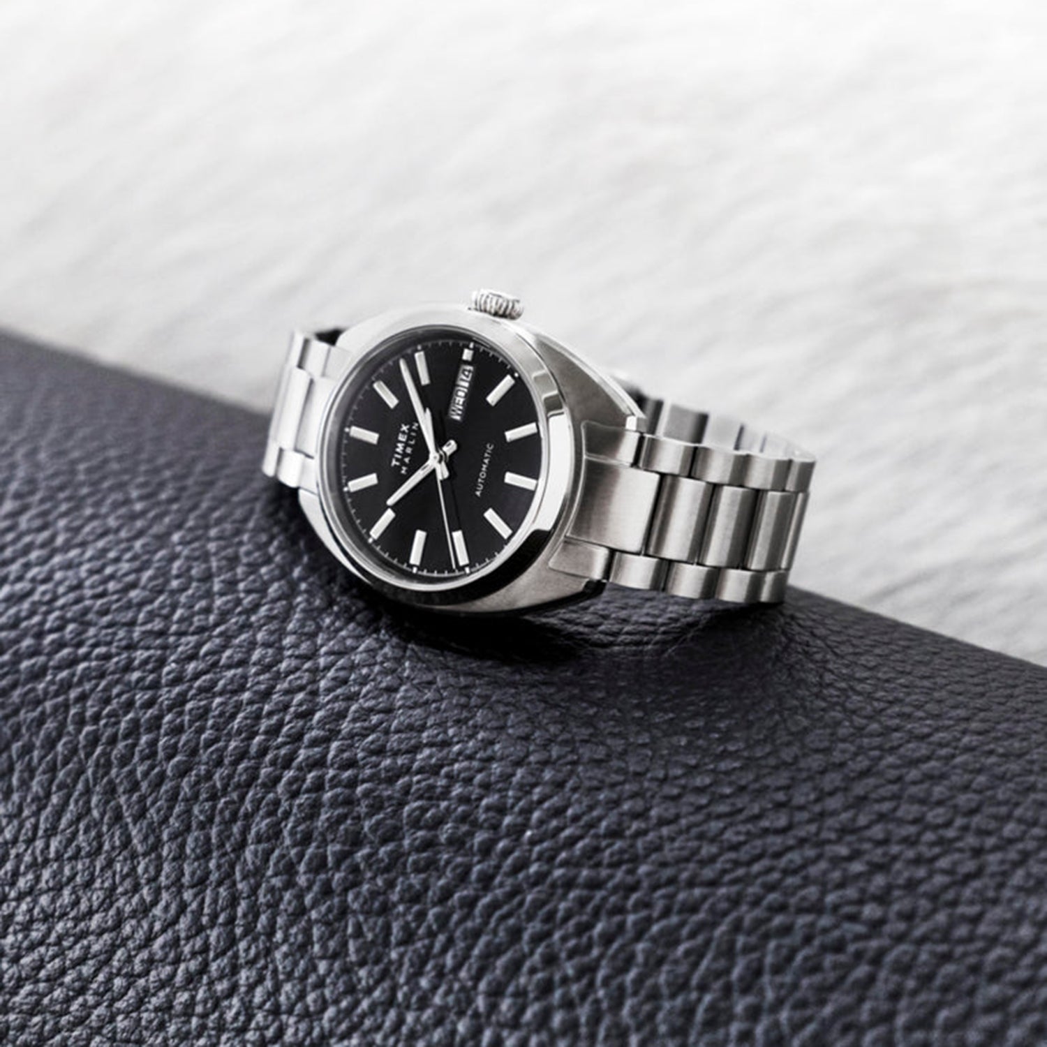 Marlin Men Automatic Black Dial Analog Stainless Steel Watch TW2Y65000IK