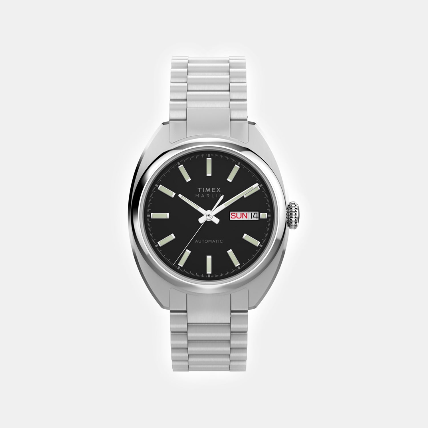 Marlin Men Automatic Black Dial Analog Stainless Steel Watch TW2Y65000IK
