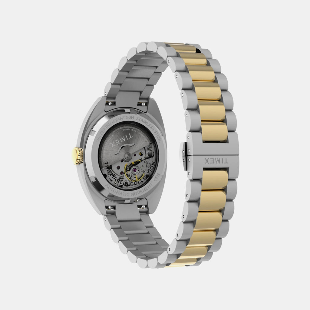 Men Automatic White Dial Analog Stainless Steel Watch TW2Y65100UJ
