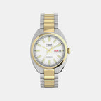 Men Automatic White Dial Analog Stainless Steel Watch TW2Y65100UJ