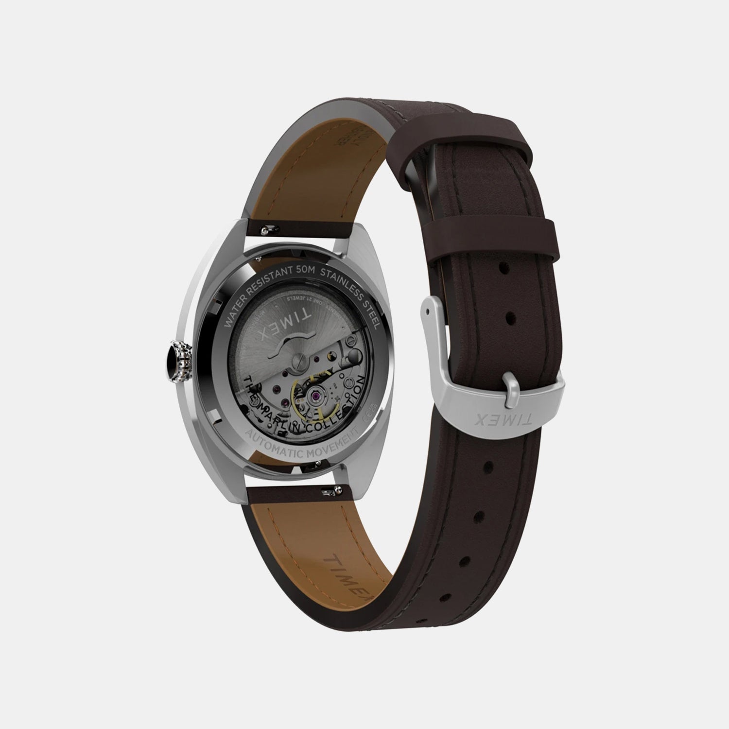 Men Automatic White Dial Analog Leather Watch TW2Y65200UJ