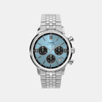 Marlin Men Quartz Blue Dial Chronograph Stainless Steel Watch TW2Y66500UJ