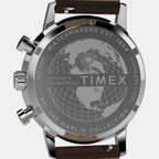 Men Quartz Blue Dial Chronograph Leather Watch TW2Y66600UJ