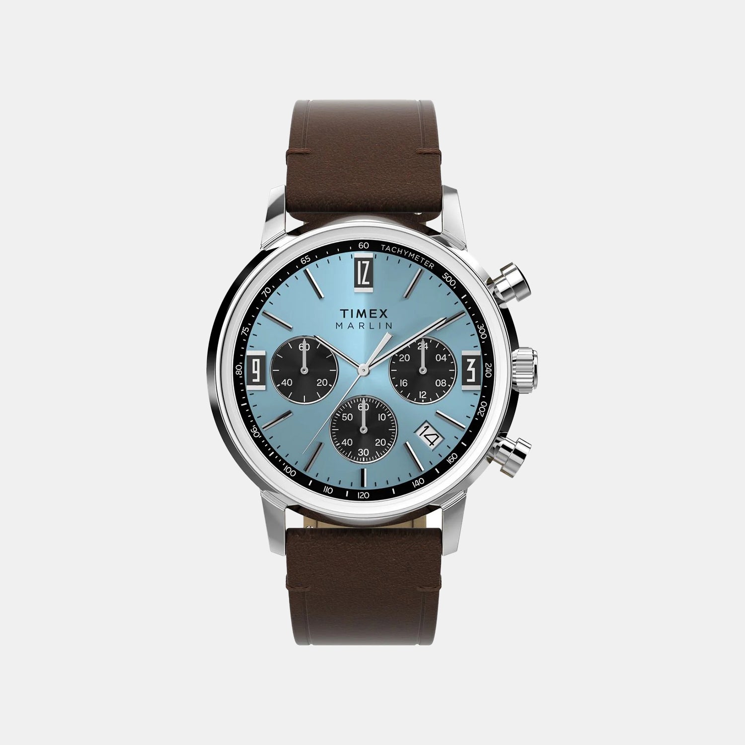 Men Quartz Blue Dial Chronograph Leather Watch TW2Y66600UJ