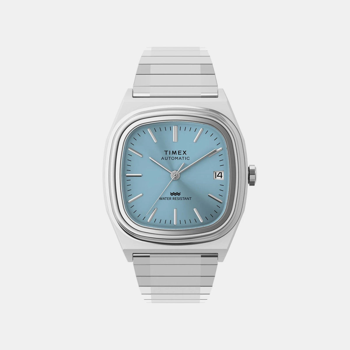 Men Automatic Blue Dial Analog Stainless Steel Watch TW2Y66700IK